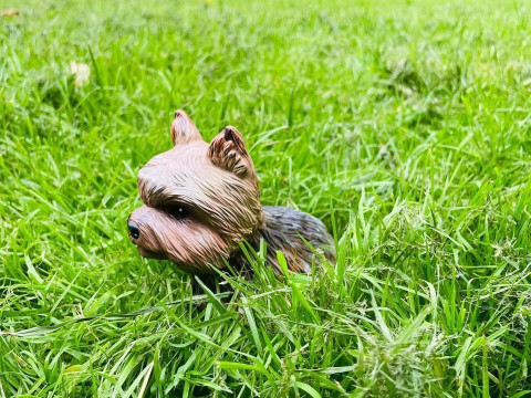 S00006 约克夏梗雕塑 3D 打印模型