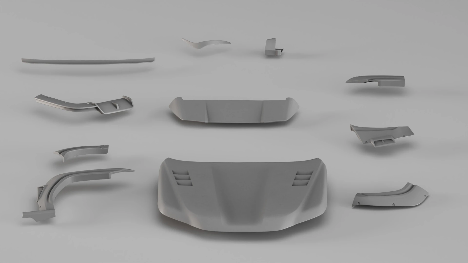 001669 Toyota Body Kit Full High-Resolution 3D Scan 3D Print Model .c4d .max .obj .3ds .fbx .stl .blend 