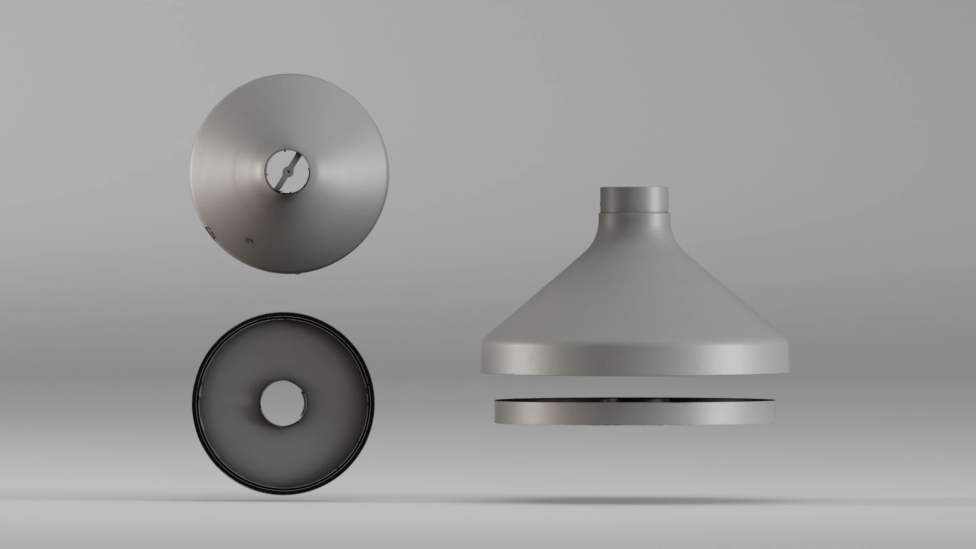 001670 Fireplace Cone Components High-Resolution 3D Scan 3D Print Model .c4d .max .obj .3ds .fbx .stl .blend 