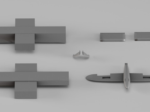 001671 Modello di aereo con set di stampi Modello di stampa 3D