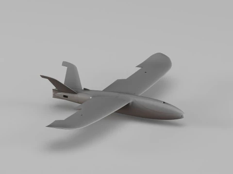 001671 Aircraft Model with Mold Set 3D Print Model