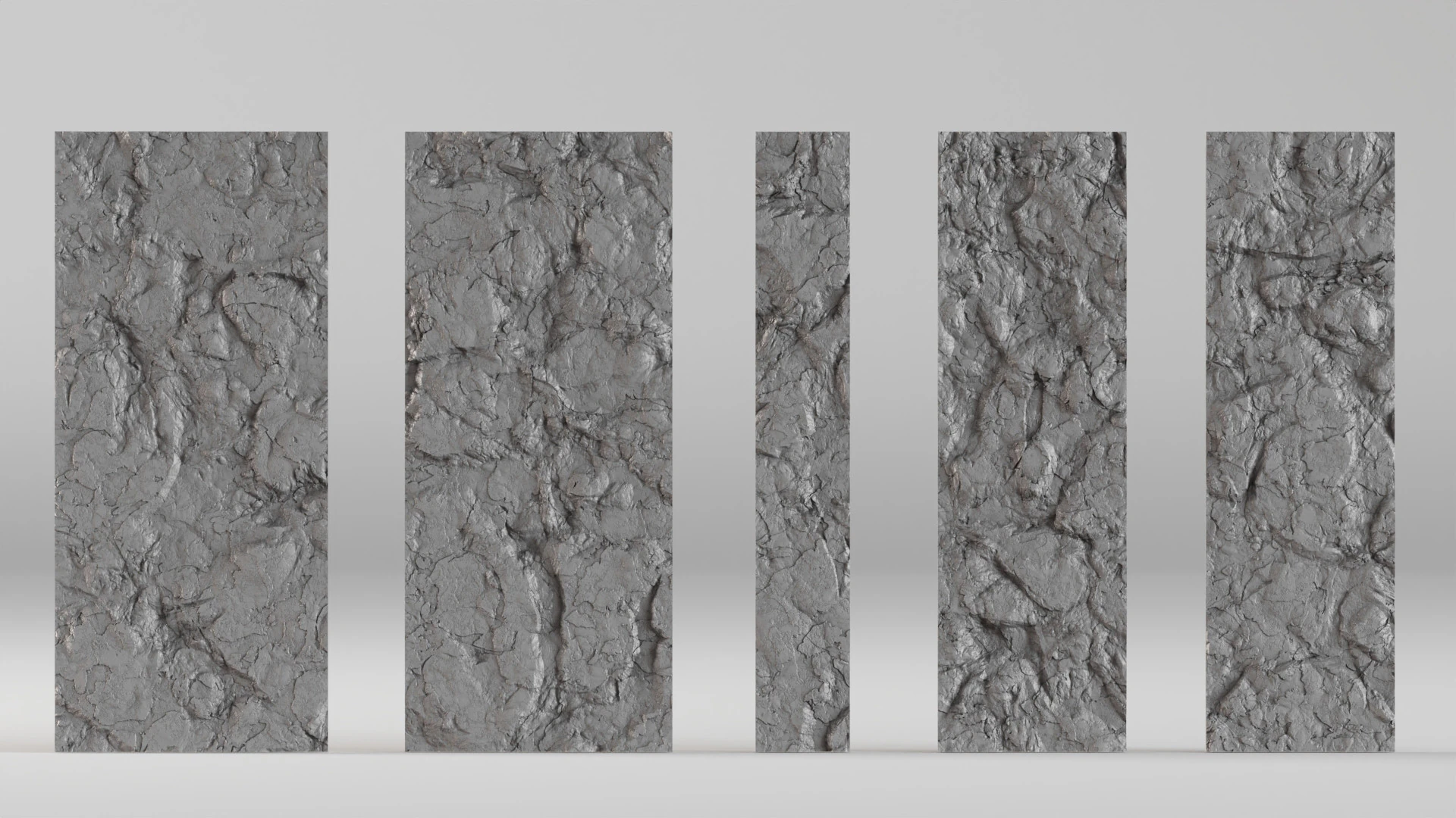 001673 Plates Zhukovka Scan-Based Relief Panels 3D Print Model .c4d .max .obj .3ds .fbx .stl .blend