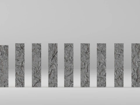 001674 11 Plates Nikolino Scan-Based Relief Panels 3D Print Model