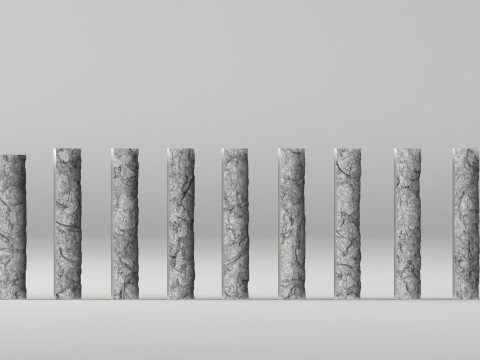 001674 11 пластин Nikolino. Рельєфні панелі на основі сканування 3D Принт Модель