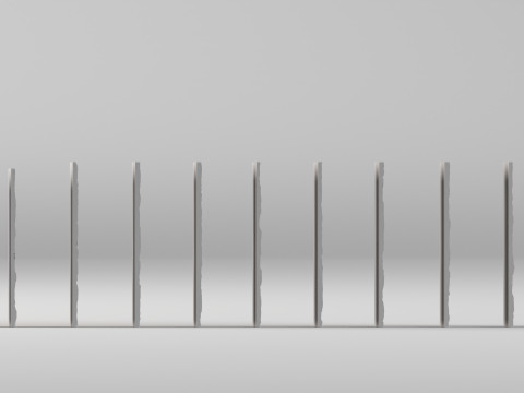 001674 11 пластин Nikolino. Рельєфні панелі на основі сканування 3D Принт Модель