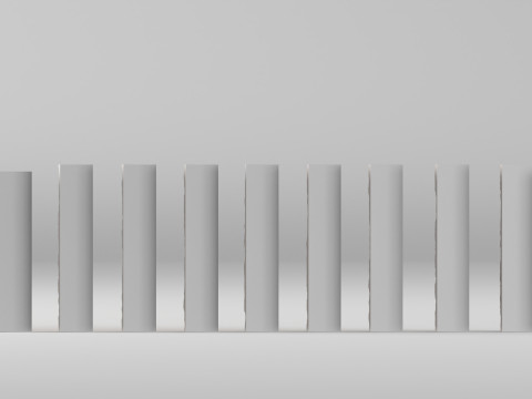 001674 11 пластин Nikolino. Рельєфні панелі на основі сканування 3D Принт Модель