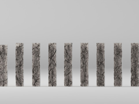 001674 11 пластин Nikolino. Рельєфні панелі на основі сканування 3D Принт Модель