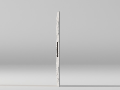 001675 Concrete Wall Panel with Niche 3D Print Model