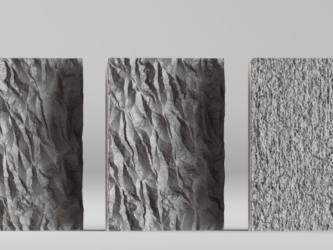 001676 3 कंक्रीट दीवार पैनल 3D प्रिंट मॉडल