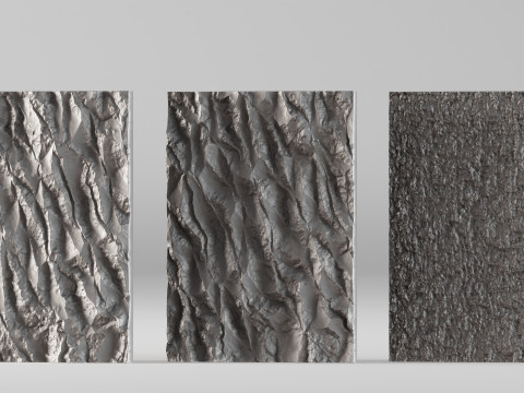 001676 3 कंक्रीट दीवार पैनल 3D प्रिंट मॉडल