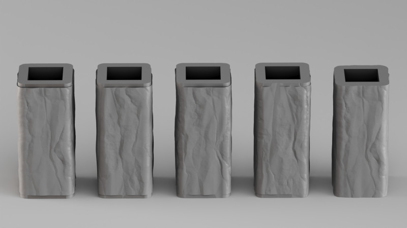 001678 Rosa Rossa モジュラーテーブルサポートベース 3Dプリントモデル .c4d .max .obj .3ds .fbx .stl .blend 