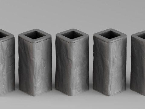 001678 Rosa Rossa モジュラーテーブルサポートベース 3Dプリントモデル