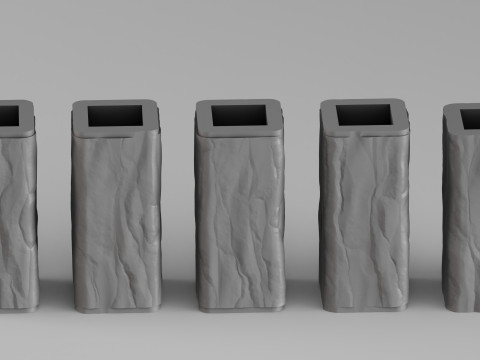 001678 Rosa Rossa モジュラーテーブルサポートベース 3Dプリントモデル