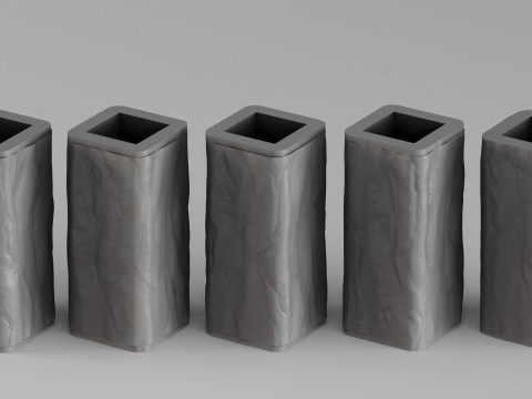 001678 Rosa Rossa モジュラーテーブルサポートベース 3Dプリントモデル