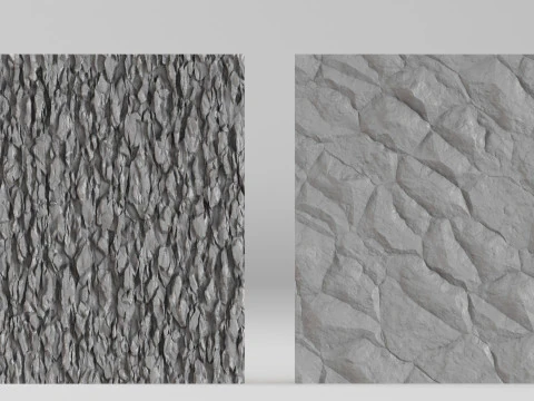 001679 Stenen wandpanelen voor 3D-printen 3D printmodel