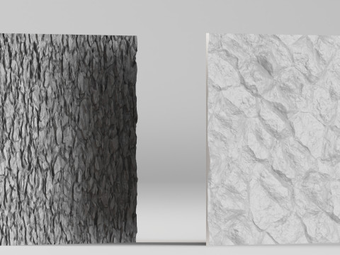 001679 Кам'яні стінові панелі для 3D-друку 3D Принт Модель