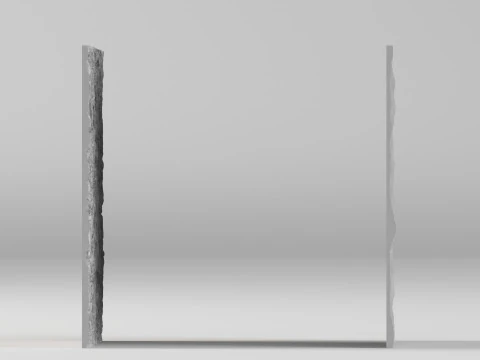 001679 Pain&eacute;is de parede de pedra para impress&atilde;o 3D Modelo de Impressão 3D