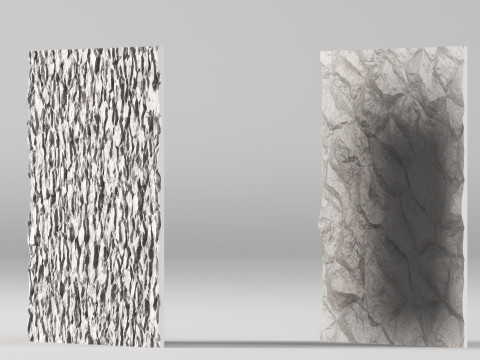 001679 Кам'яні стінові панелі для 3D-друку 3D Принт Модель