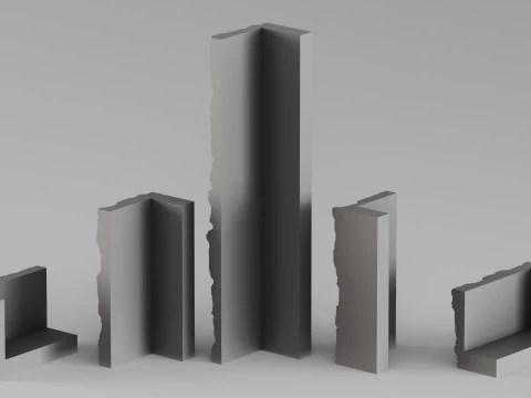 001680 Fireplace Stone Shelf High-Resolution 3D Scan 3D Print Model