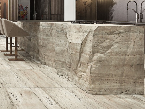 001681 주방 Stone Island 세트 프리미엄 건축 바위 조각 요소 3D 프린트 모델