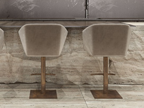 001681 주방 Stone Island 세트 프리미엄 건축 바위 조각 요소 3D 프린트 모델