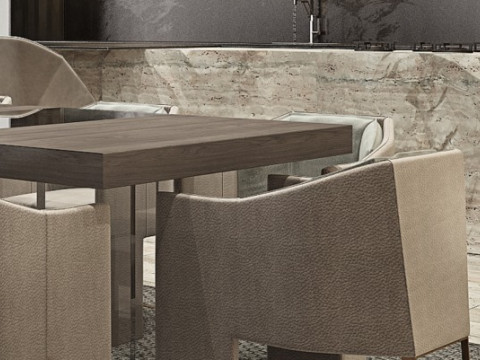 001681 주방 Stone Island 세트 프리미엄 건축 바위 조각 요소 3D 프린트 모델