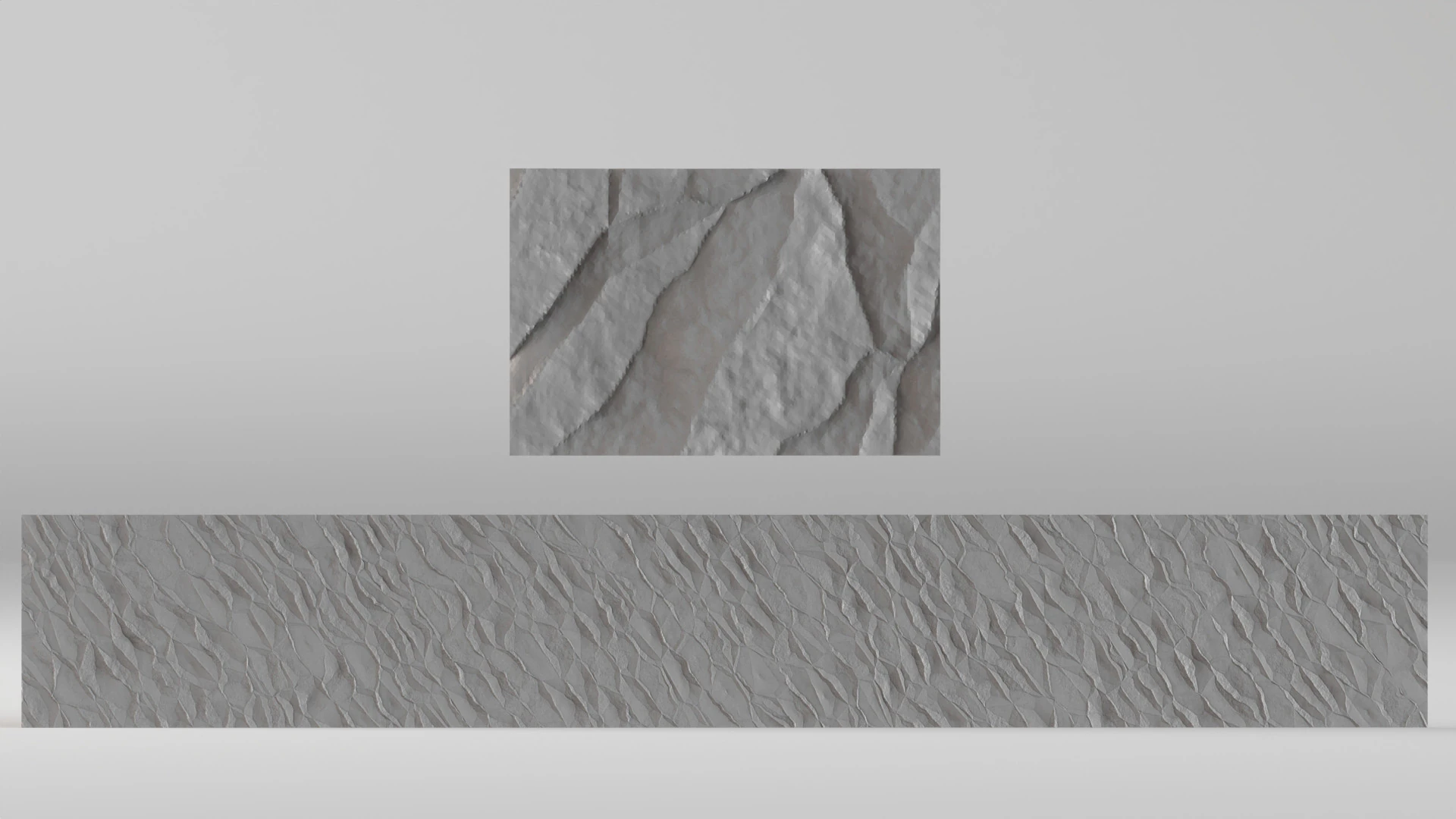 001682 120-Meter Stone Wall 3D Print Model .c4d .max .obj .3ds .fbx .stl .blend 