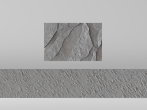 001682 120-метрова кам'яна стіна 3D Принт Модель