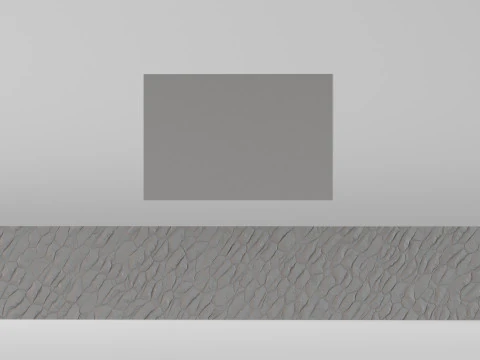 001682 120-Meter Stone Wall 3D Print Model