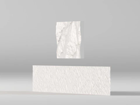 001682 120-Meter Stone Wall 3D Print Model