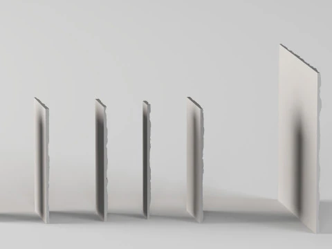 001683 Stone Wall Panel Set 3D Print Model