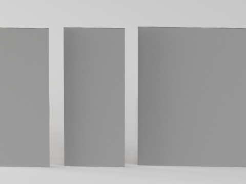 001684 Stone Wall Panel Set 3D Print Model