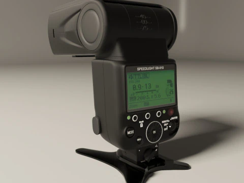 S00084 Nikon Speedlight SB-910 3D Model