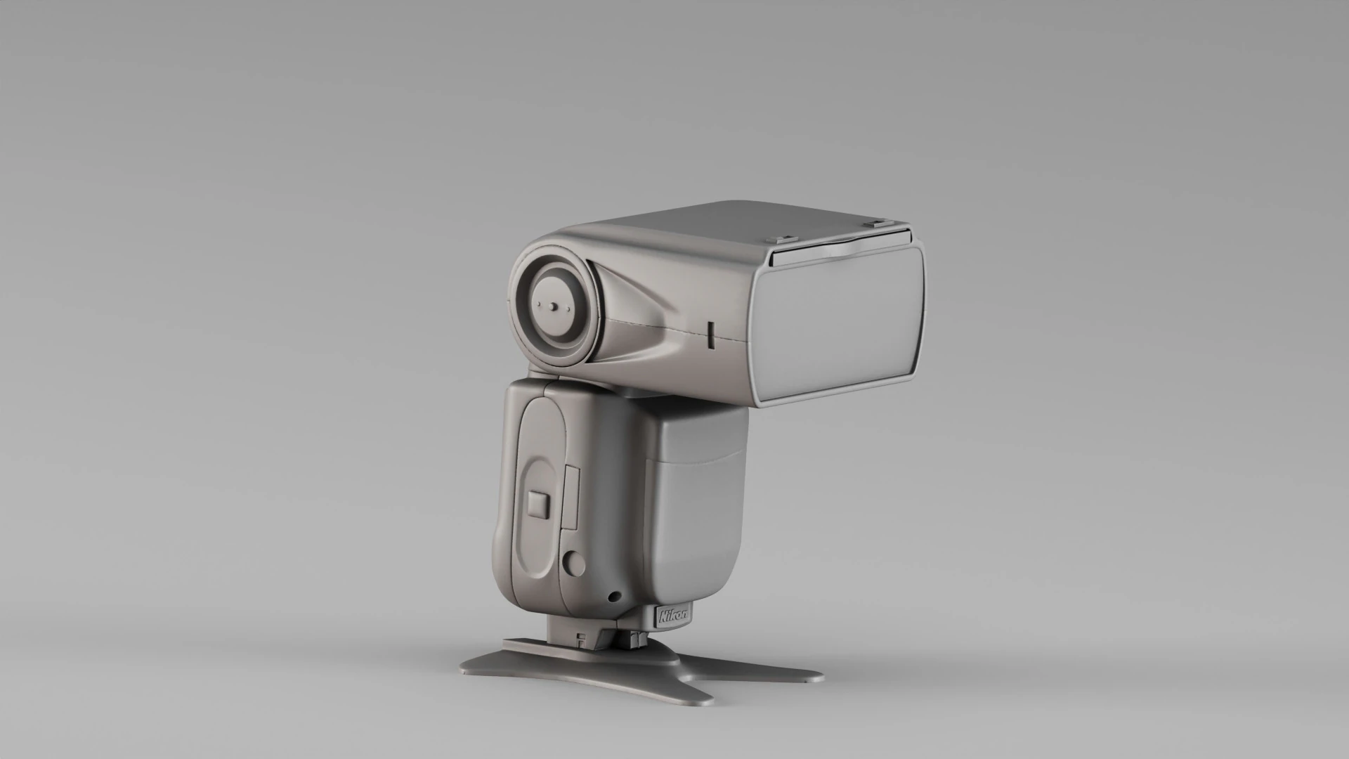 S00084 Nikon Speedlight SB-910 3dp 3D Print Model .c4d .max .obj .3ds .fbx .stl .blend 