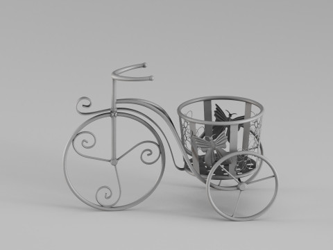 S00083 Jardin металева велосипедна підставка для квітів 3D Принт Модель