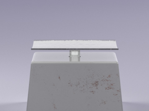 S00037 Vintage Soviet Mechanical Scale 3D Model