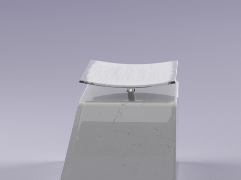 S00037 Vintage Soviet Mechanical Scale 3D Model