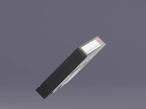 S00085 VHS Video Cassette Retro Media Asset 3D Model