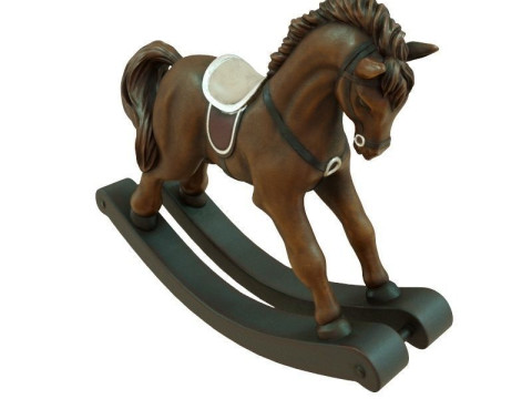 S00057 Klassisches Holzschaukelpferd 3dp 3D Druckmodell