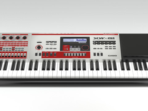 S00069 电子键盘合成器 XW-G1 3D 模型