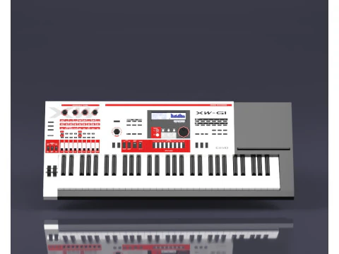 S00069 Electronic Keyboard Synthesizer XW-G1 3D Model