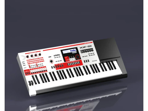 S00069 Electronic Keyboard Synthesizer XW-G1 3D Model