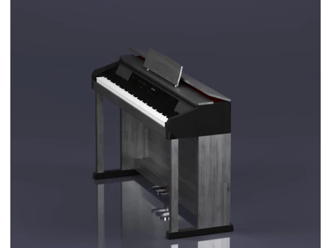 S00064 Casio Celviano AP-460 Digital Piano 3D Model