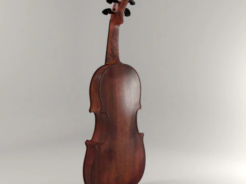 S00045 Realistic Classical Violin 3D Model