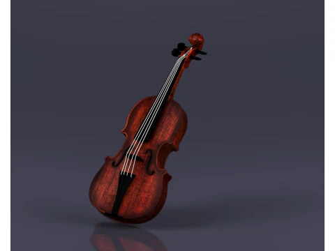 S00045 Realistic Classical Violin 3D Model