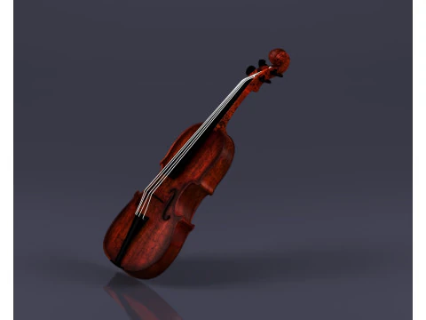 S00045 Realistic Classical Violin 3D Model