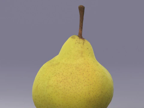 S00039 Realistic Pear Fruit 3D Model