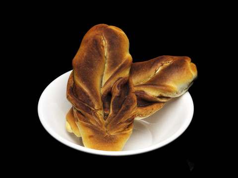 S00007 Rustic Braided Bread Loaf 3D Model