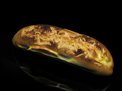 S00008 Rustic Baked Bread Loaf 3D Model