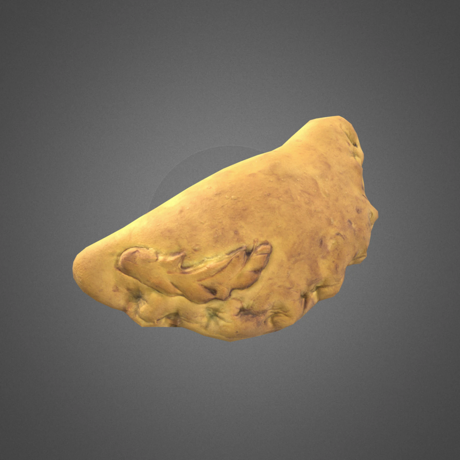 S00010 Rustic Hand-Baked Bread Loaf 3D Model .c4d .max .obj .3ds .fbx .stl .blend 